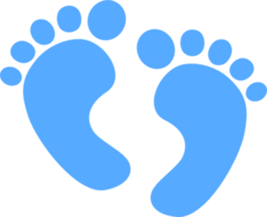 Download Download High Quality baby feet clipart blue Transparent ...