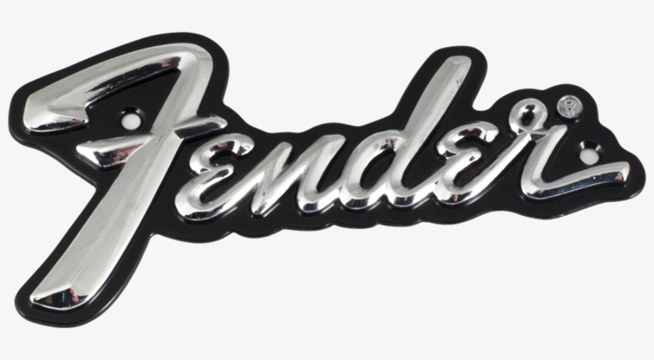 fender logo metal