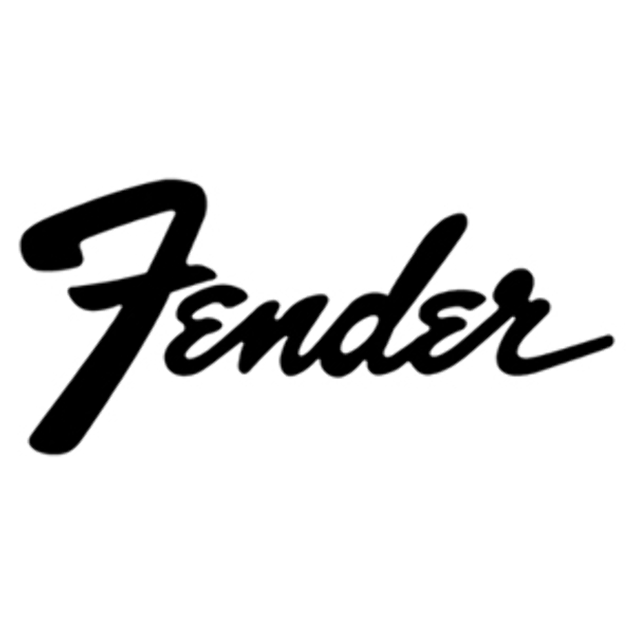 fender logo black