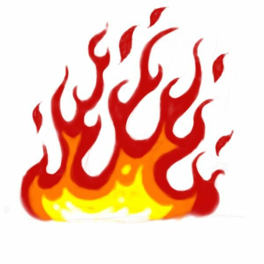 flame clipart drawing