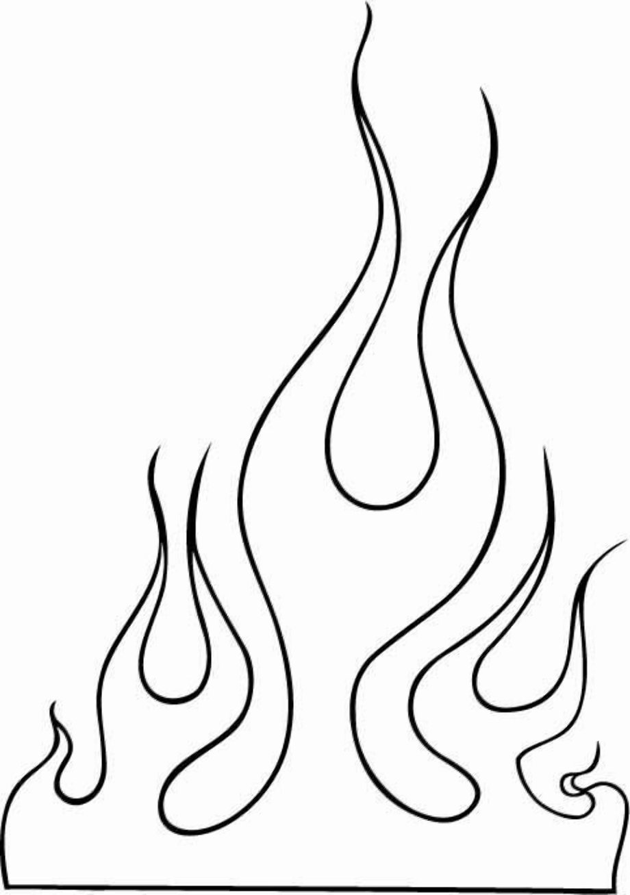 Download High Quality flame clipart stencil Transparent PNG Images
