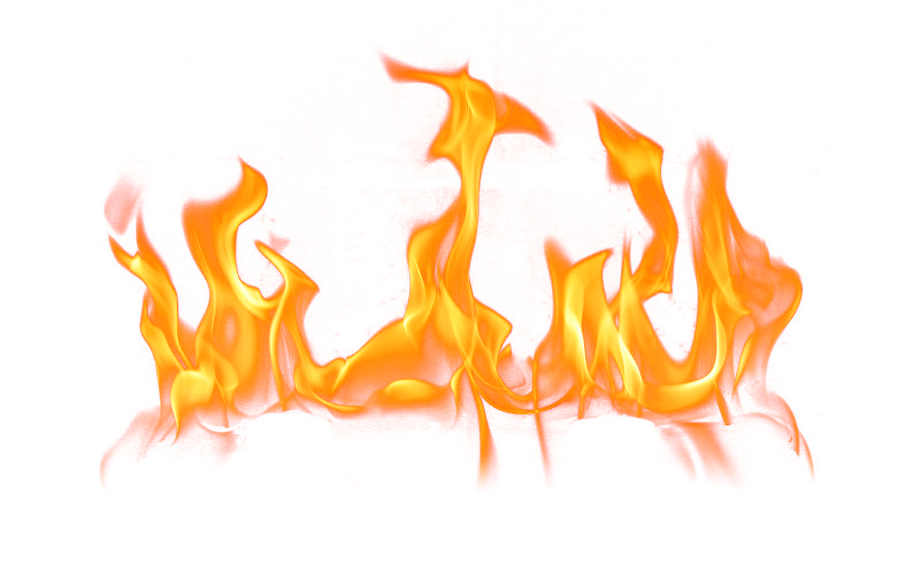 fire transparent background overlay