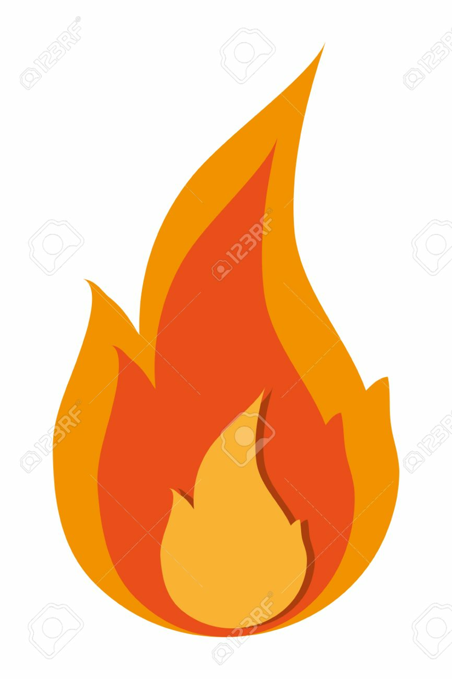 fire clipart simple