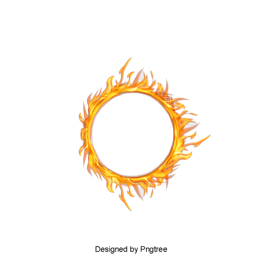 fire transparent circle
