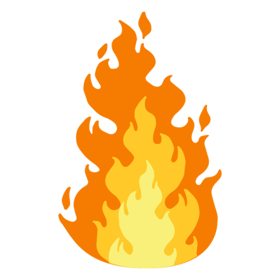 fire transparent vector