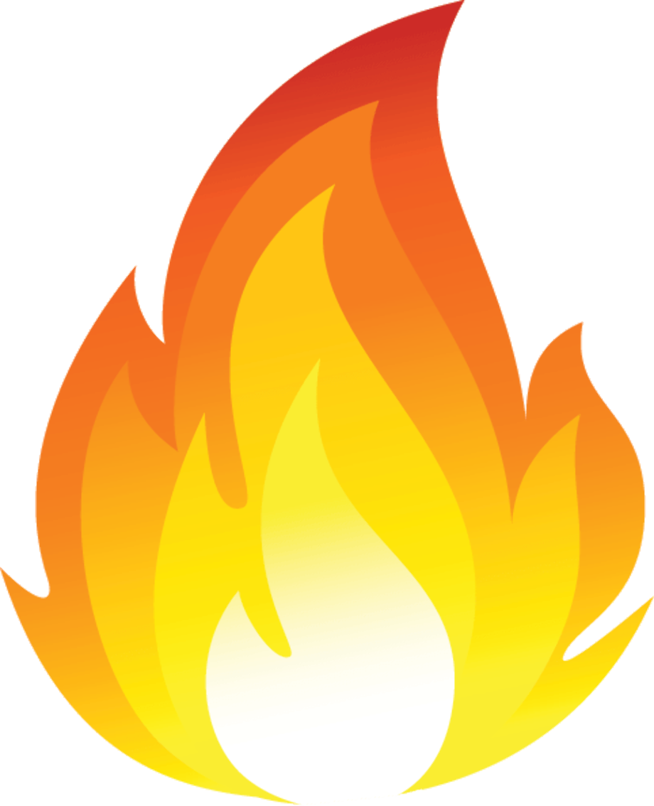 fire clipart transparent background