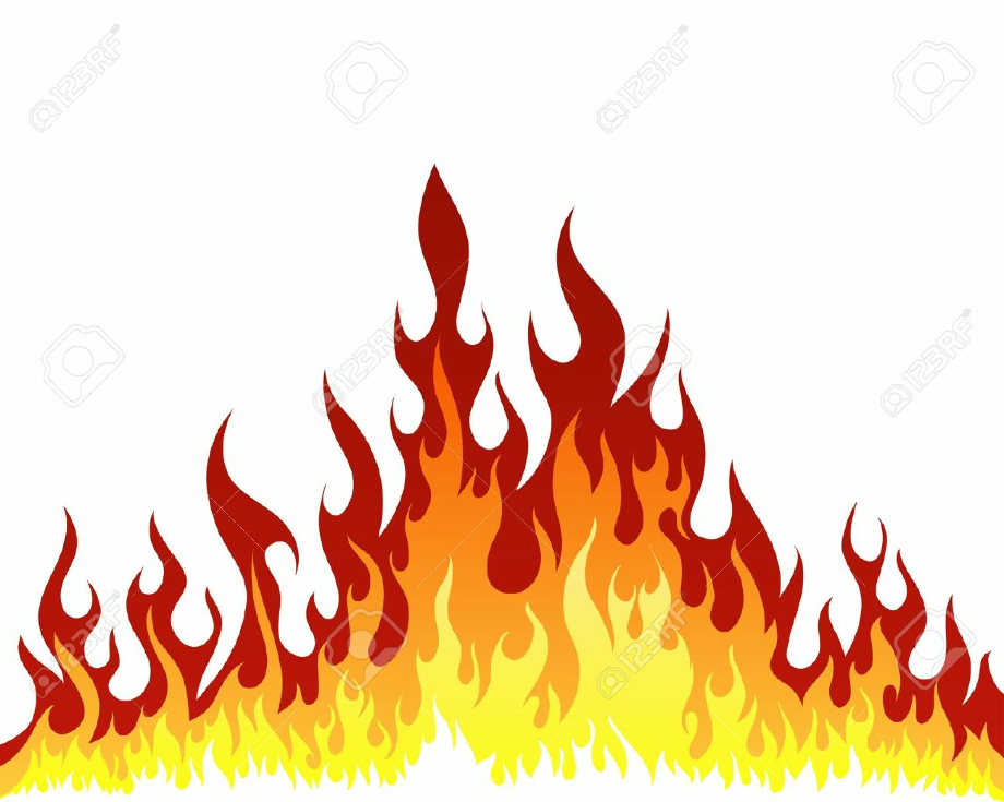 grill clipart flame