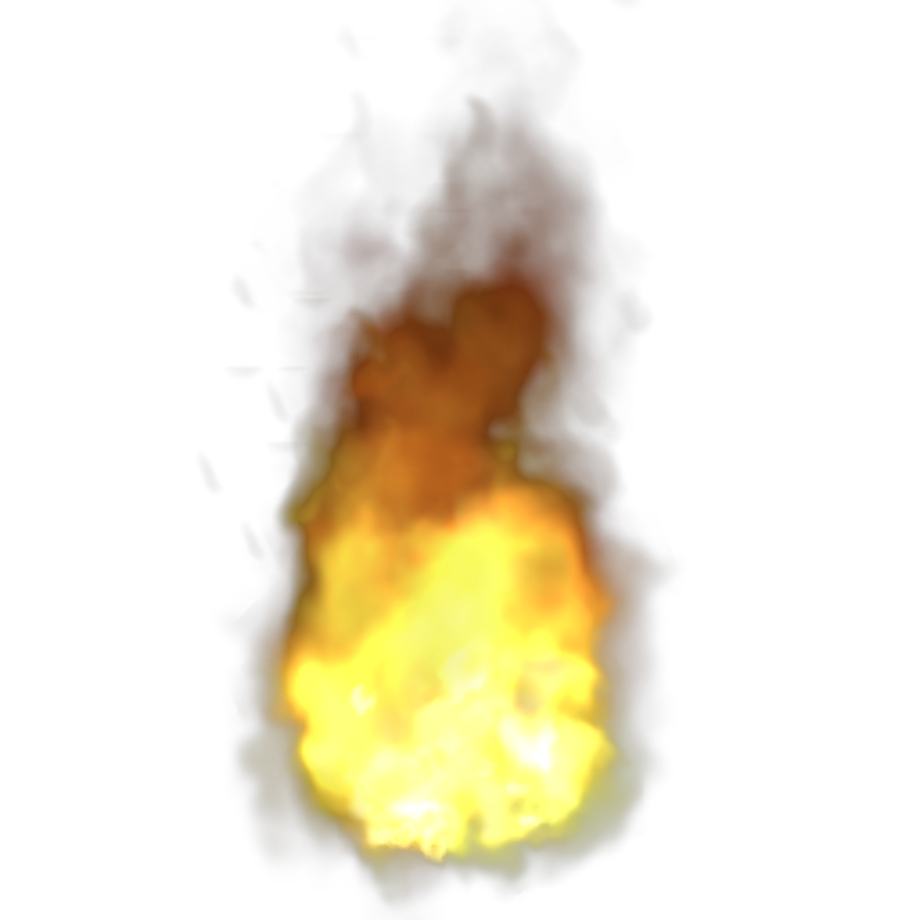 fire transparent background moving