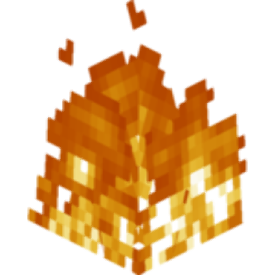 fire transparent minecraft