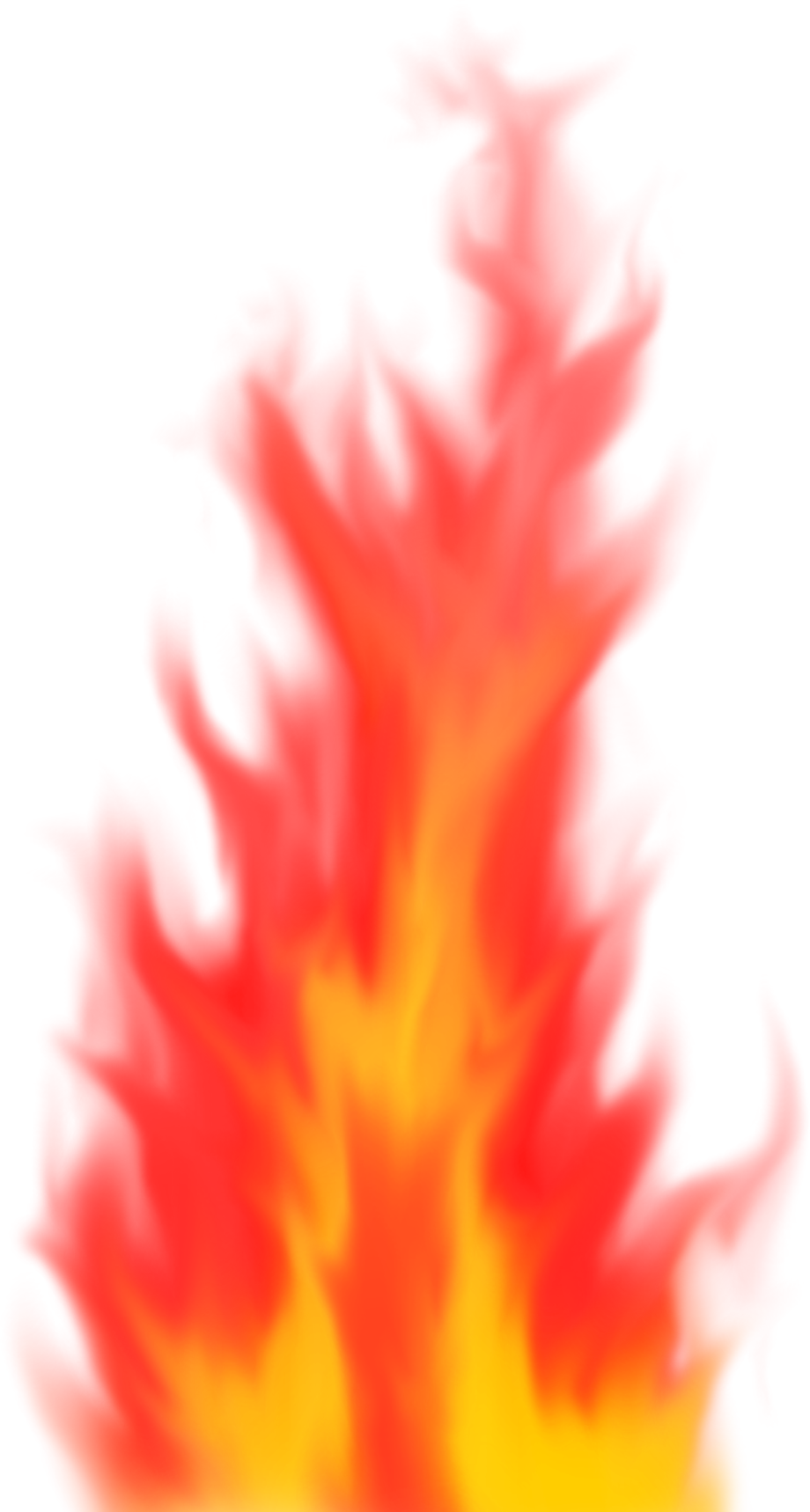 fire transparent background red