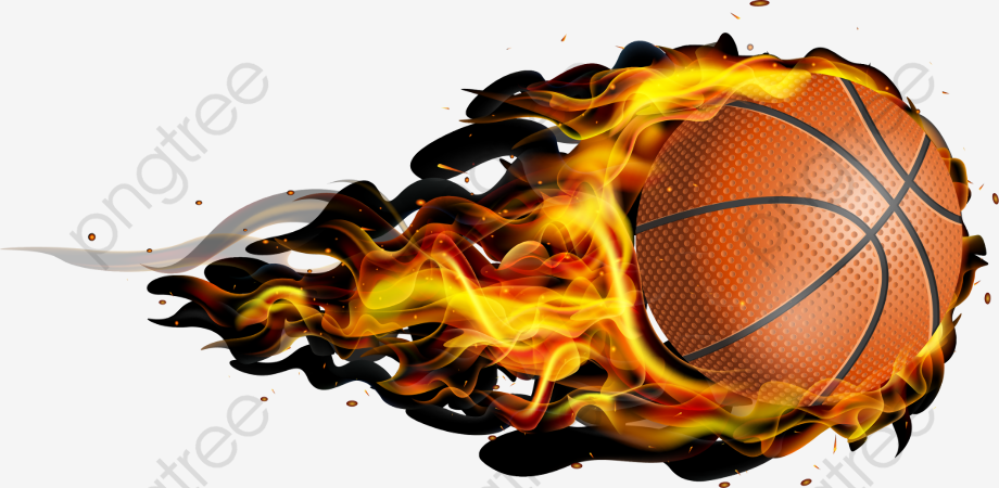fireball clipart basketball championship