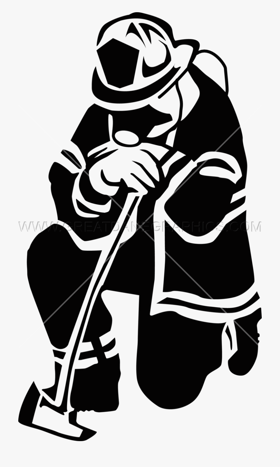 Download Download High Quality firefighter clipart silhouette ...