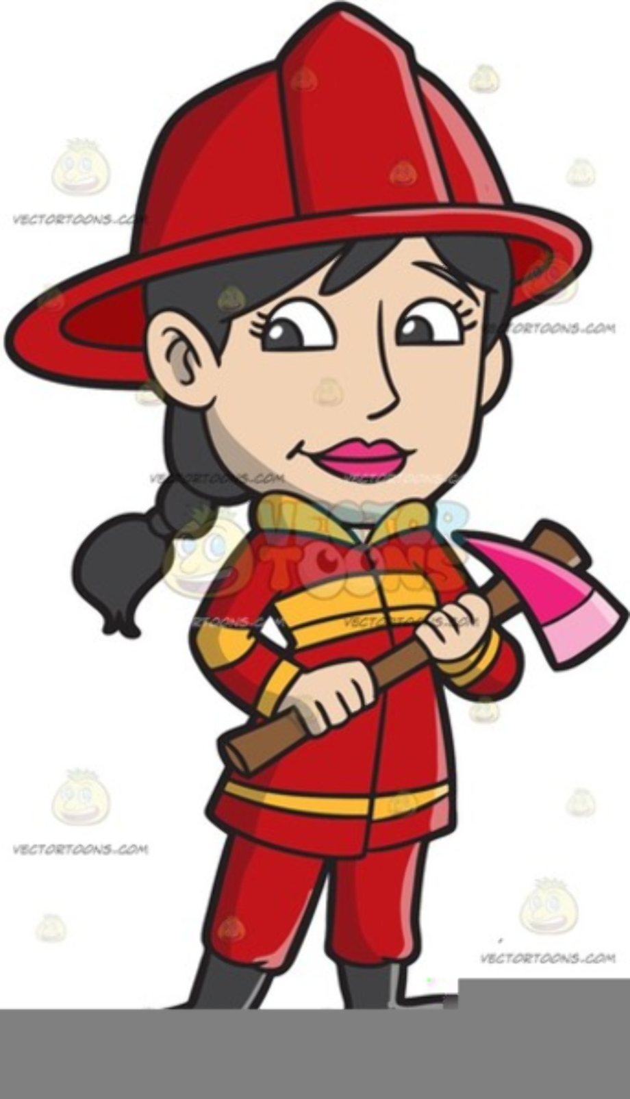 Download High Quality firefighter clipart woman Transparent PNG Images