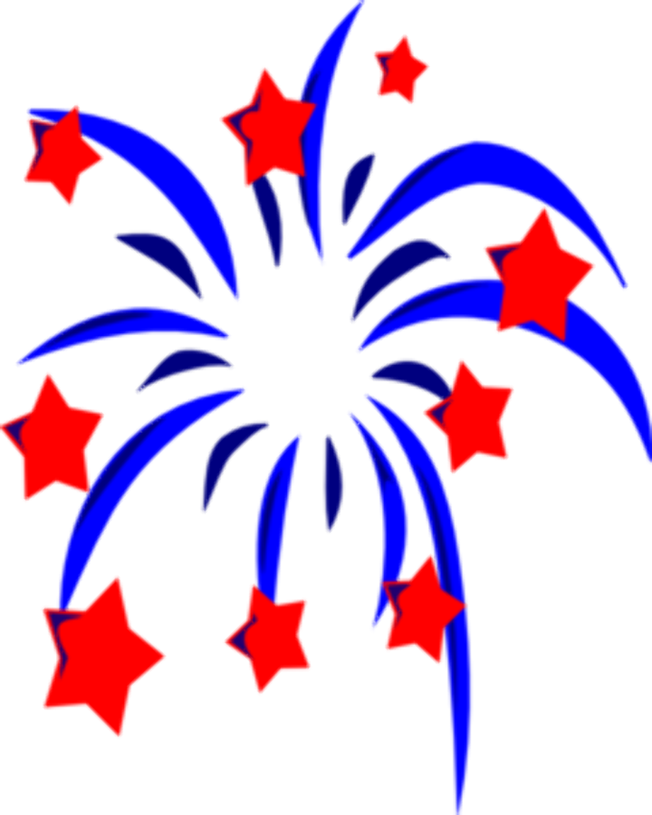 fireworks clipart 4th july