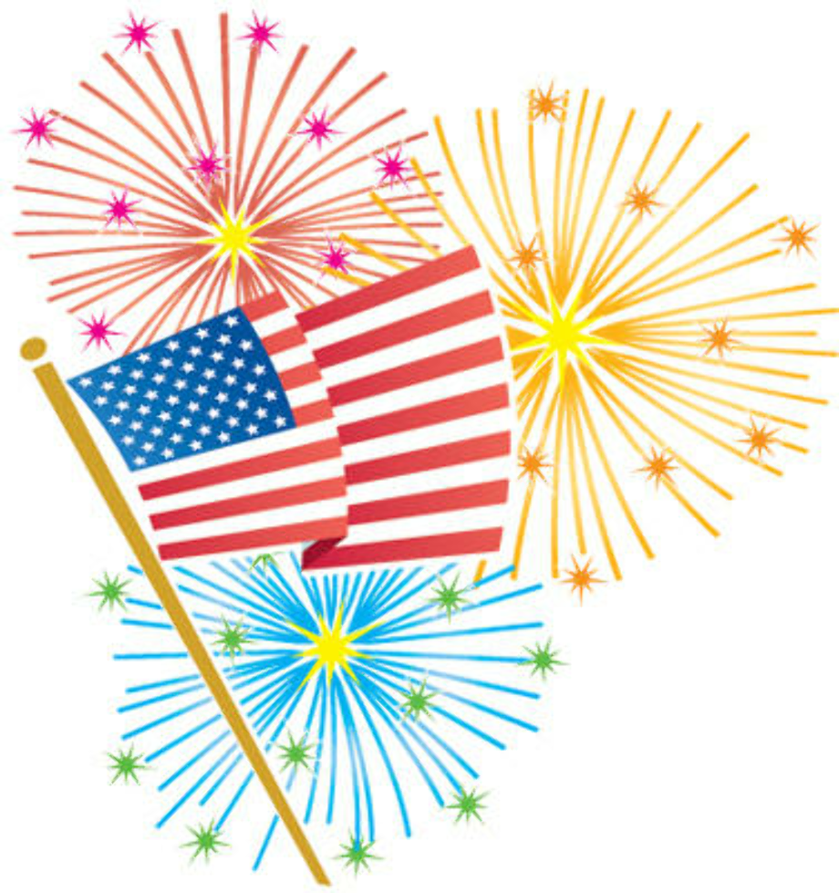 fireworks clipart july