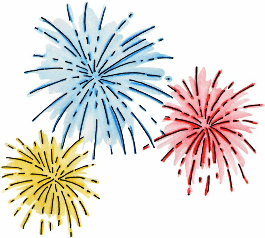 happy new year 2018 clipart firework