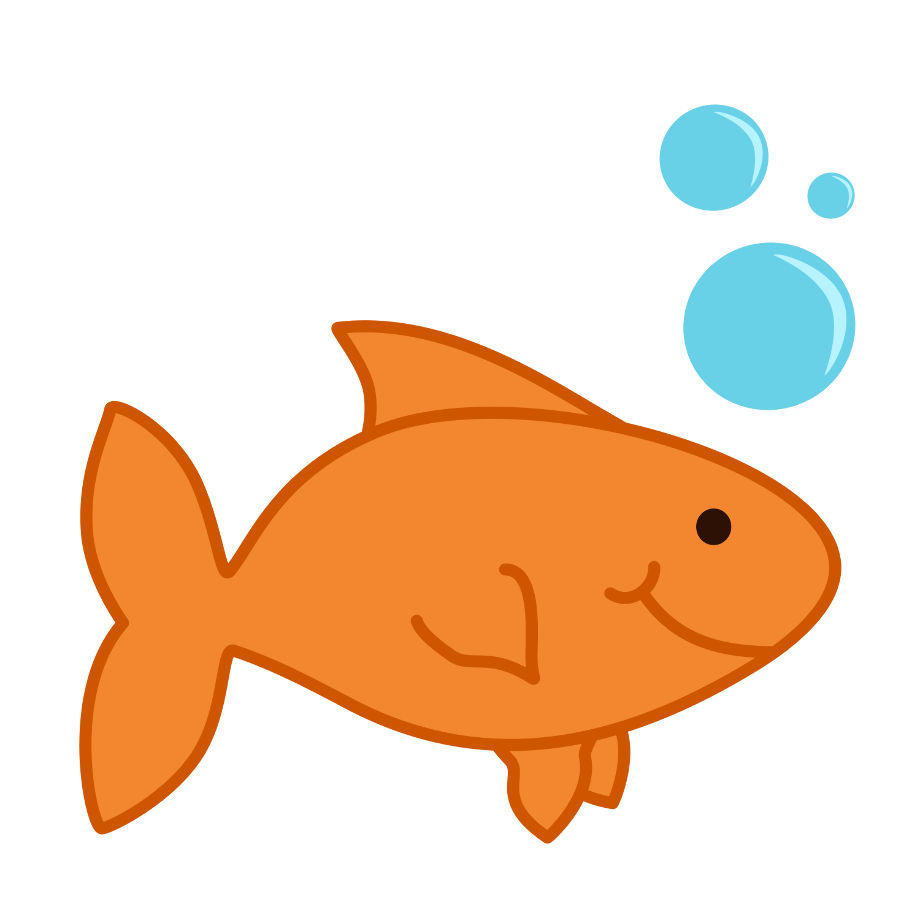 goldfish clipart fancy