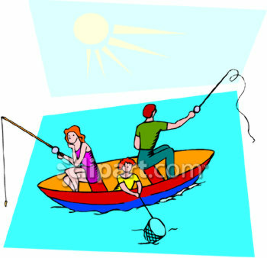fishing clipart family