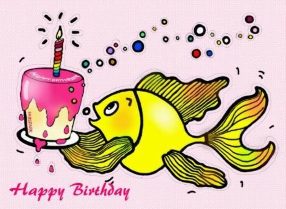 fishing clipart happy birthday