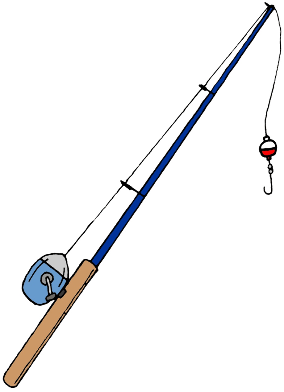 fishing pole clipart hook