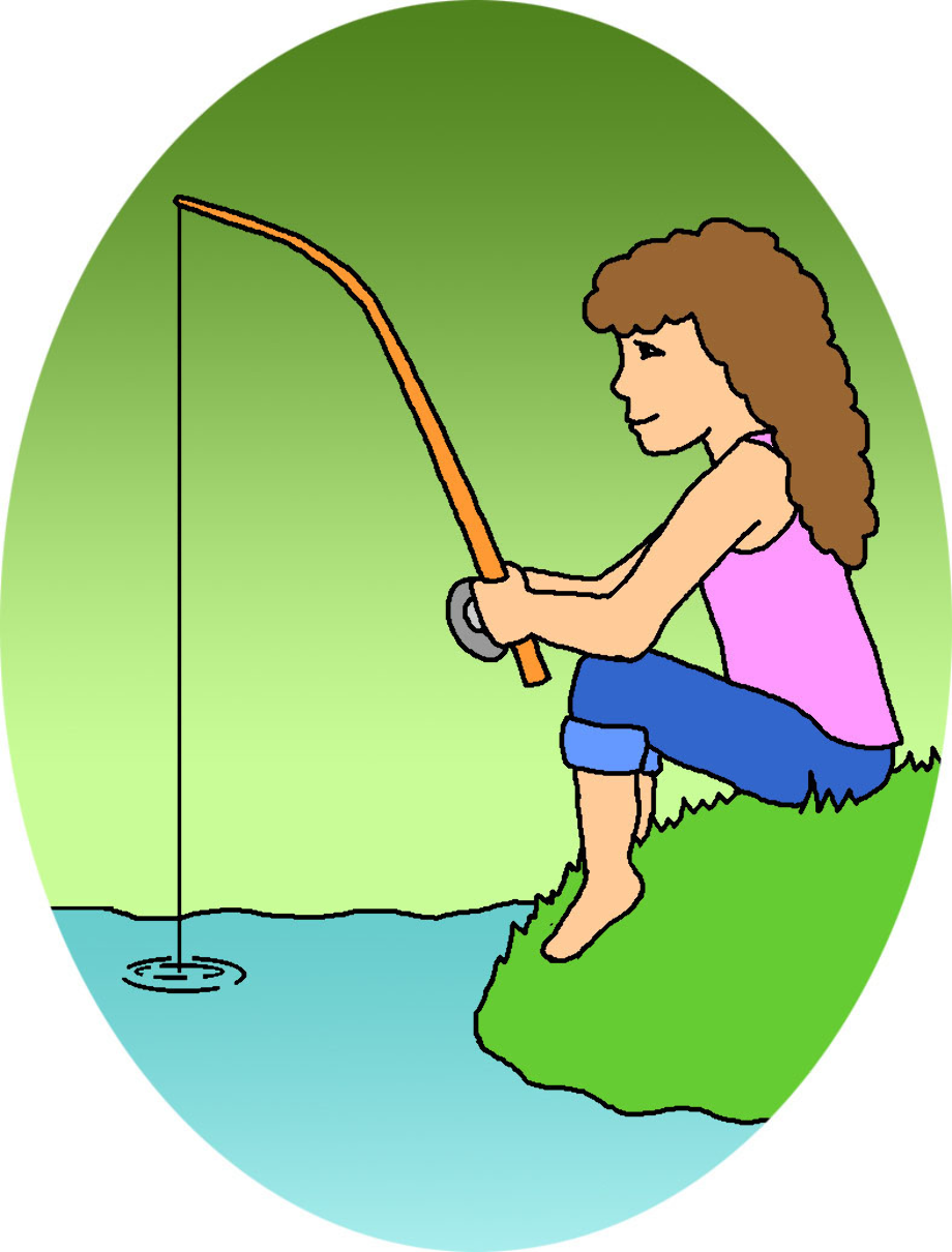 fishing clipart summer