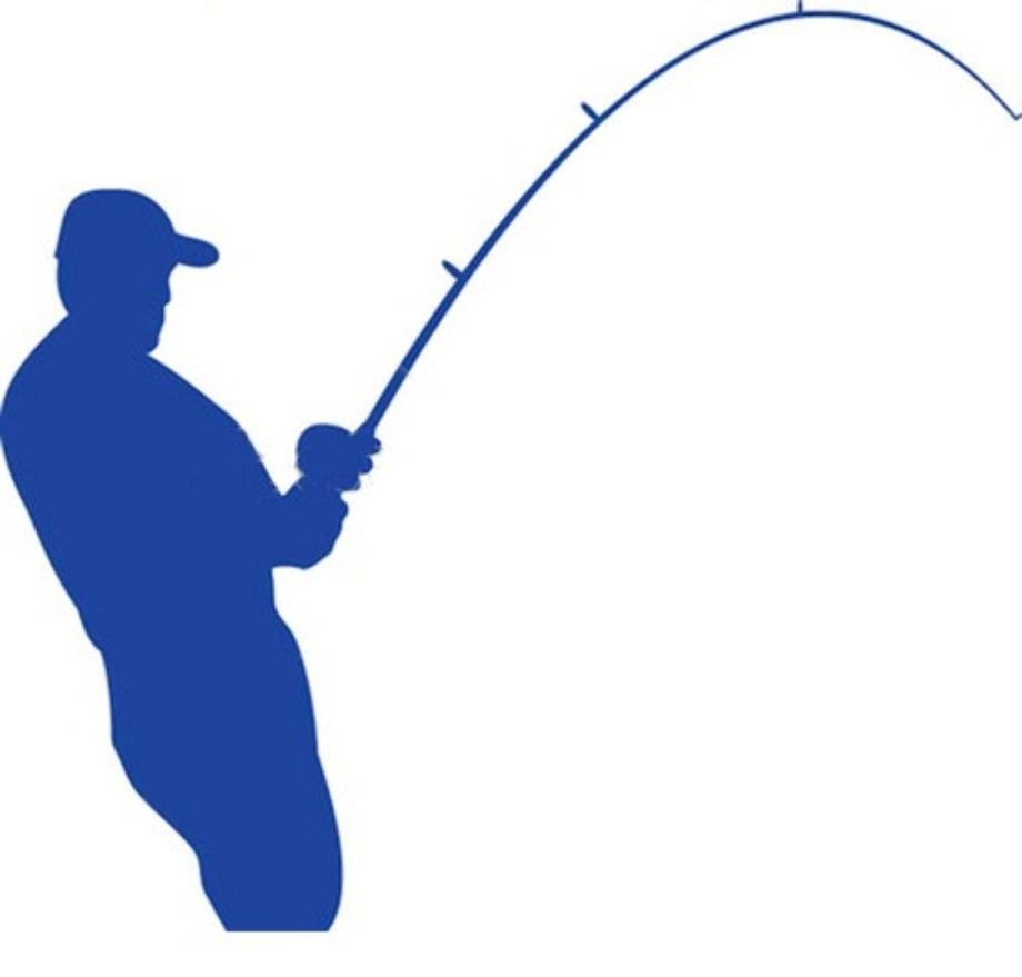 fishing pole clipart bent