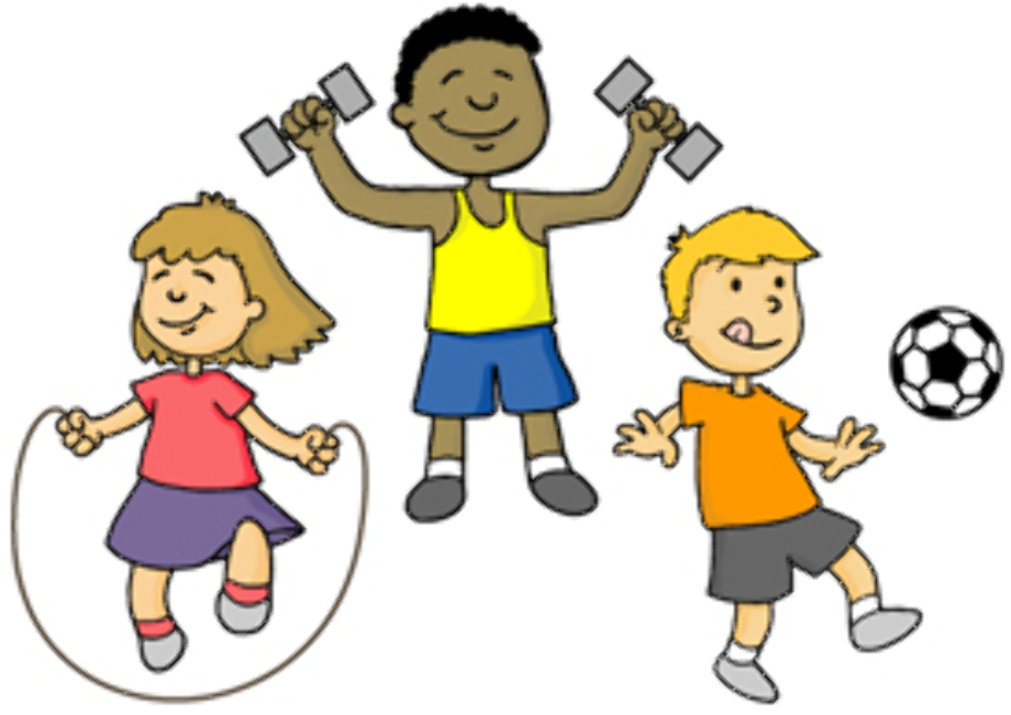exercise clipart kid