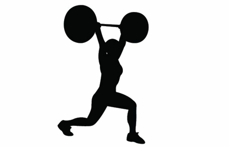 fitness clipart silhouette