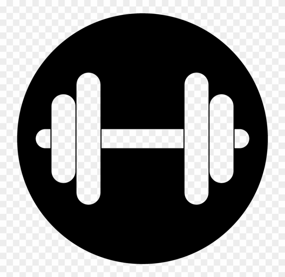 barbell clipart icon