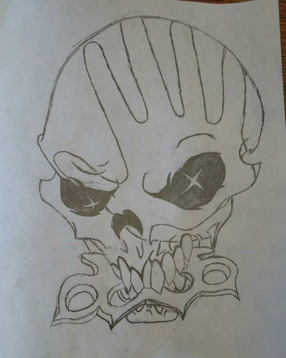 five finger death punch logo drawing