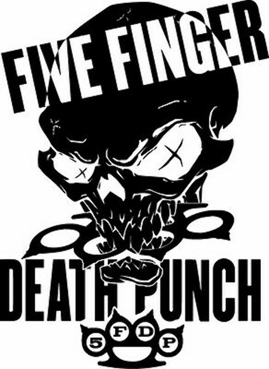 Download High Quality five finger death punch logo sticker Transparent