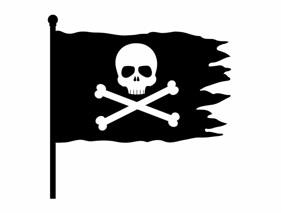 pirate clipart flag