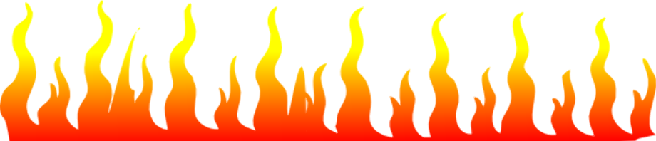 flame clipart border