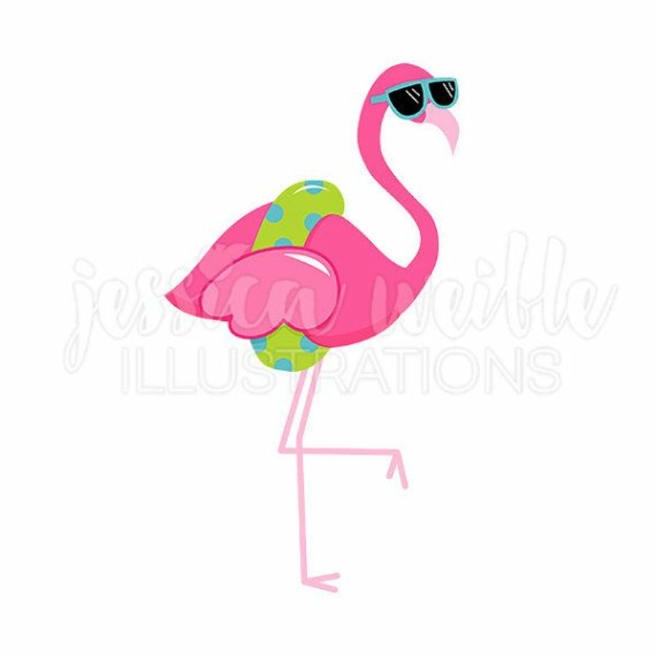 flamingo clip art cartoon