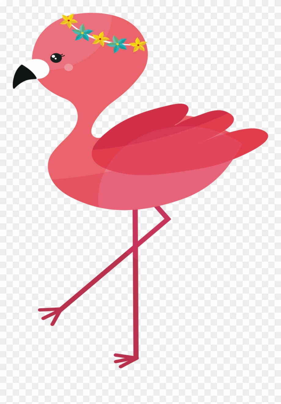 flamingo clip art kawaii