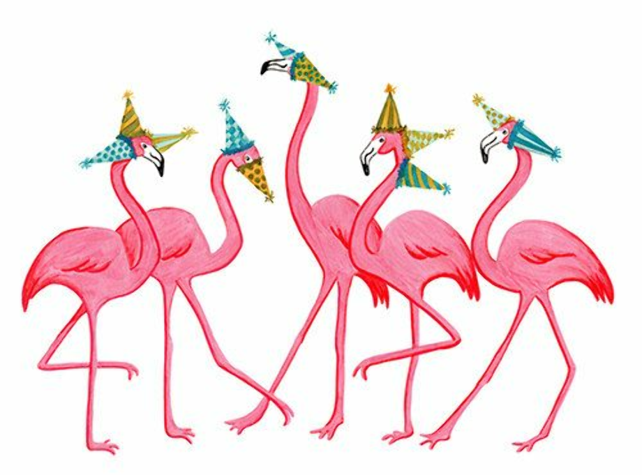 flamingo clipart party