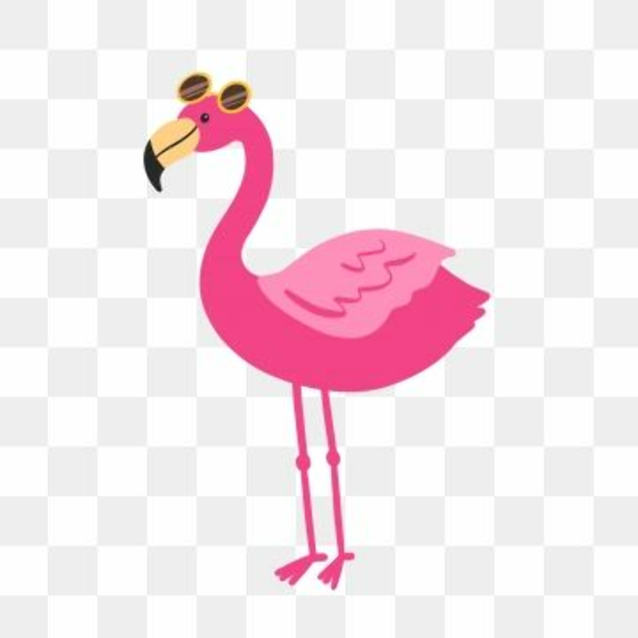 flamingo clip art sunglasses