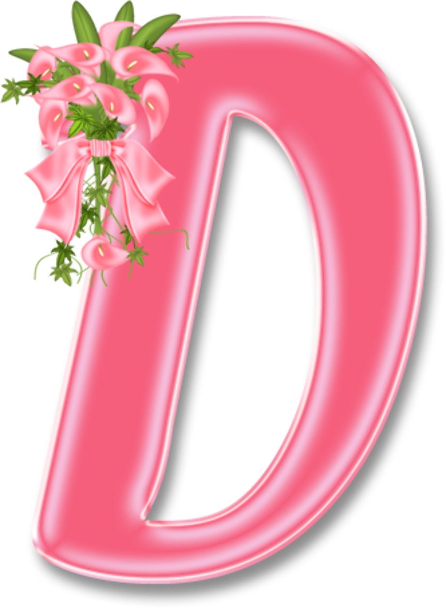 Download High Quality Flower clipart alphabet d Transparent PNG Images ...