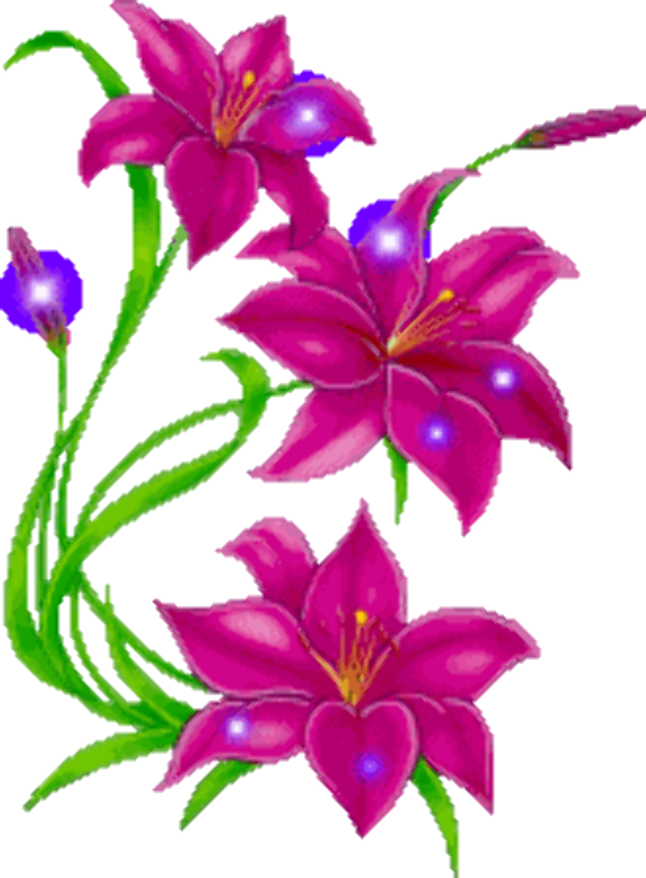 Flower clipart animation