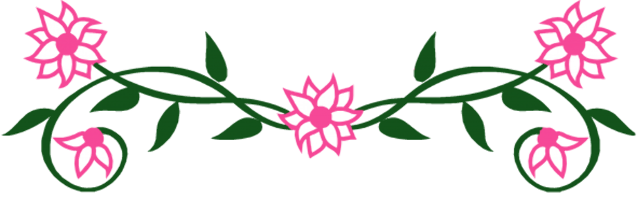 banner clipart flower