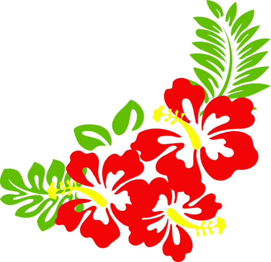 Flower clipart hawaiian