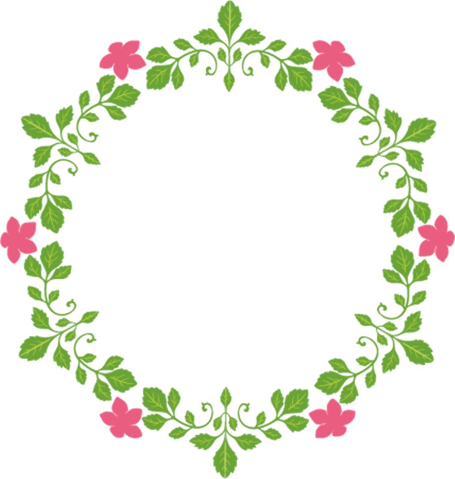 Round Flower Frame Png Free Download 0e2