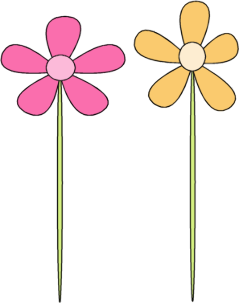 Flower clipart stem