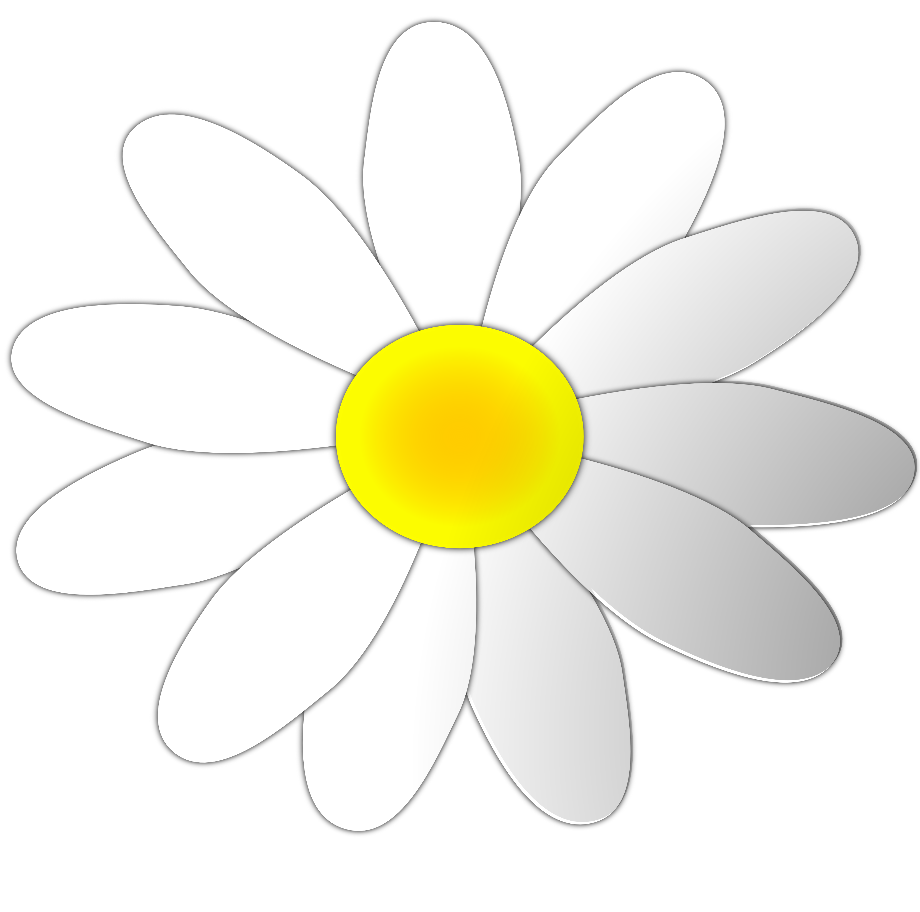 daisy clipart light yellow