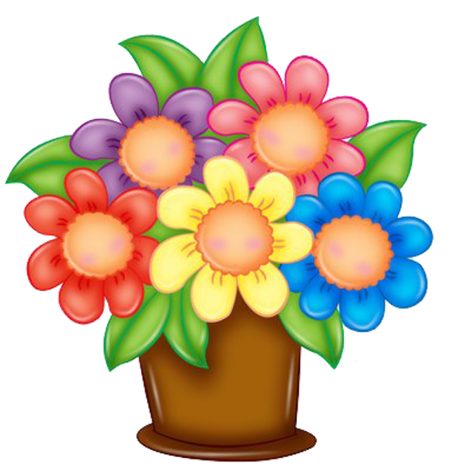 Flower clipart vase