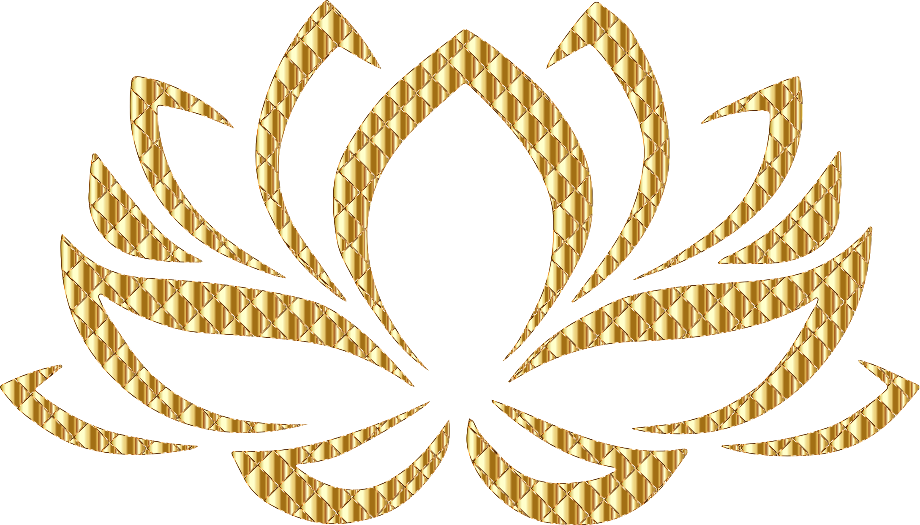 Download High Quality Flower clipart gold Transparent PNG Images - Art