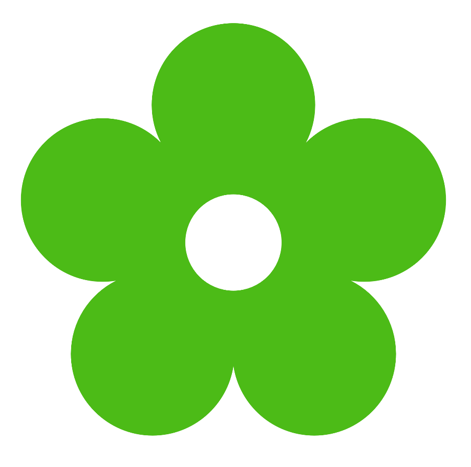 clipart flower green