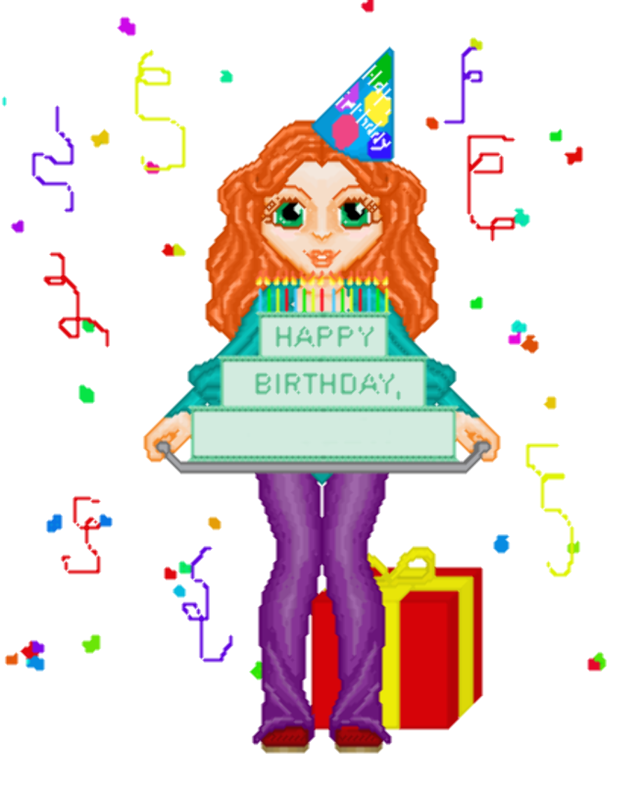 free happy birthday clipart moving image