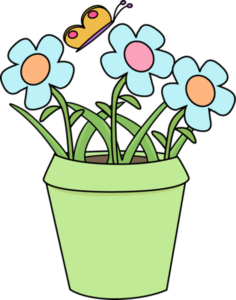 Flower pot plant