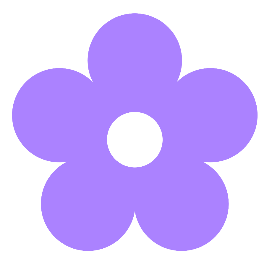 Flower clipart purple